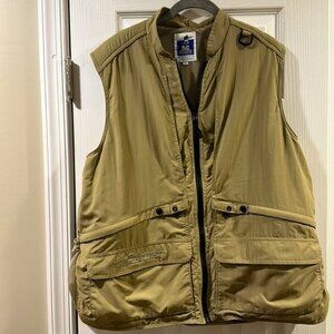 Big Pockets Nylon Outdoor Vest for Birding Hiking Fishing Mens Size Large